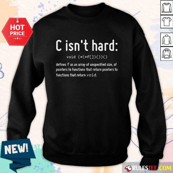 C Isn't Hard Sweater