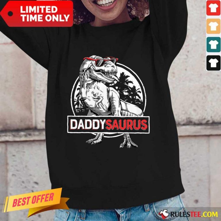 Daddy Saurus Father's Day Long-Sleeved