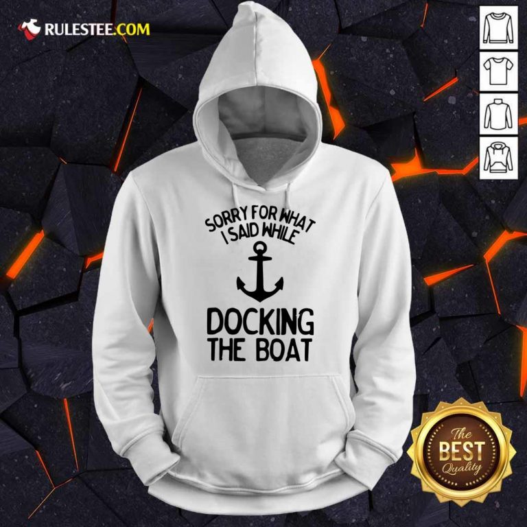 Docking The Boat Anchor Hoodie