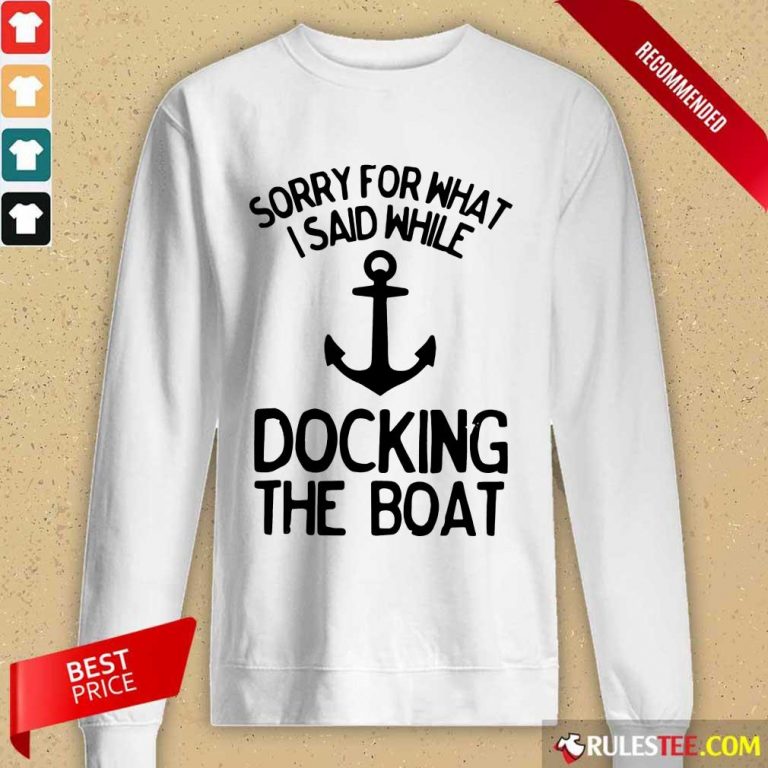 Docking The Boat Anchor Long-Sleeved