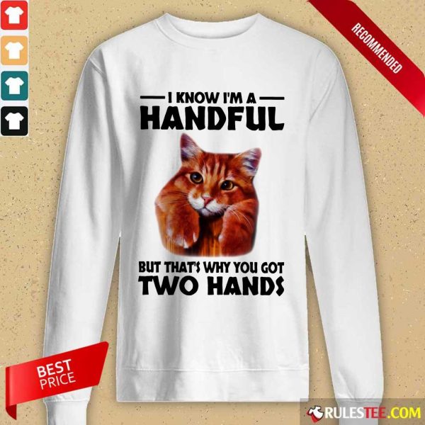 I Know I'm A Handful Cat Long-Sleeved