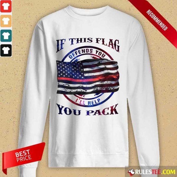 If This Flag I'll Help You Pack Long-Sleeved