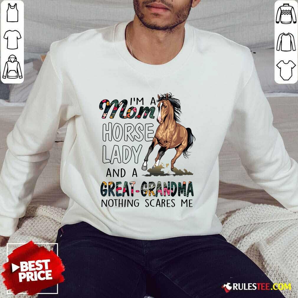 I'm A Mom Horse Lady Great Grandma Sweater