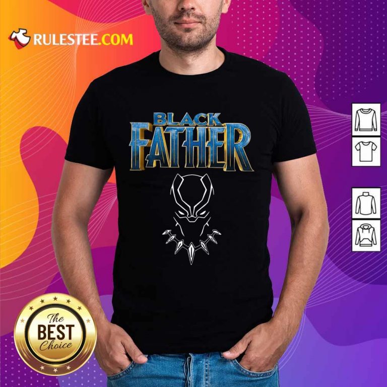 Iron Man Black Father Shirt
