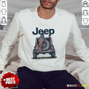 Jeep American Flag Sweater
