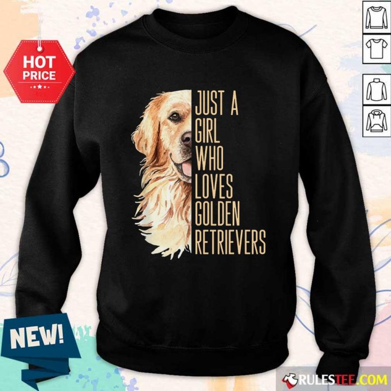 Just A Girl Who Loves Golden Retriever Sweater