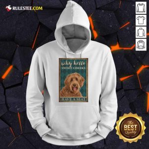 Labradoodle Why Hello Poster Hoodie