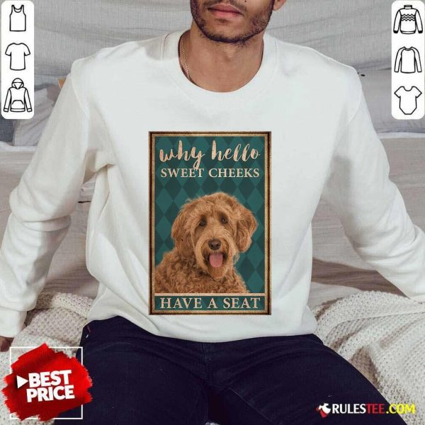 Labradoodle Why Hello Poster Sweater