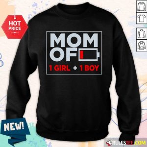 Mom Of 1 Girl And 1 Boy Sweater