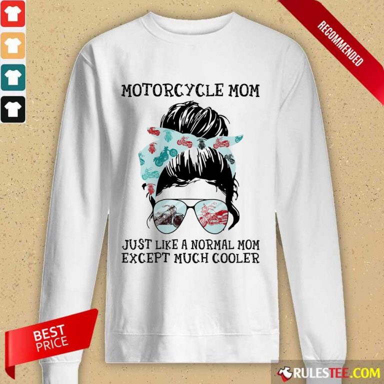 Motorcycle Bun Mom Long-Sleeved