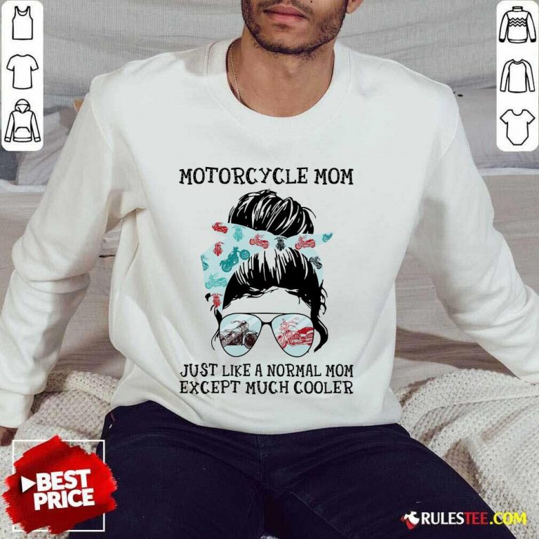 Motorcycle Bun Mom Sweater
