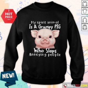 My Spirit Animal Is A Grumpy Pig Sweater