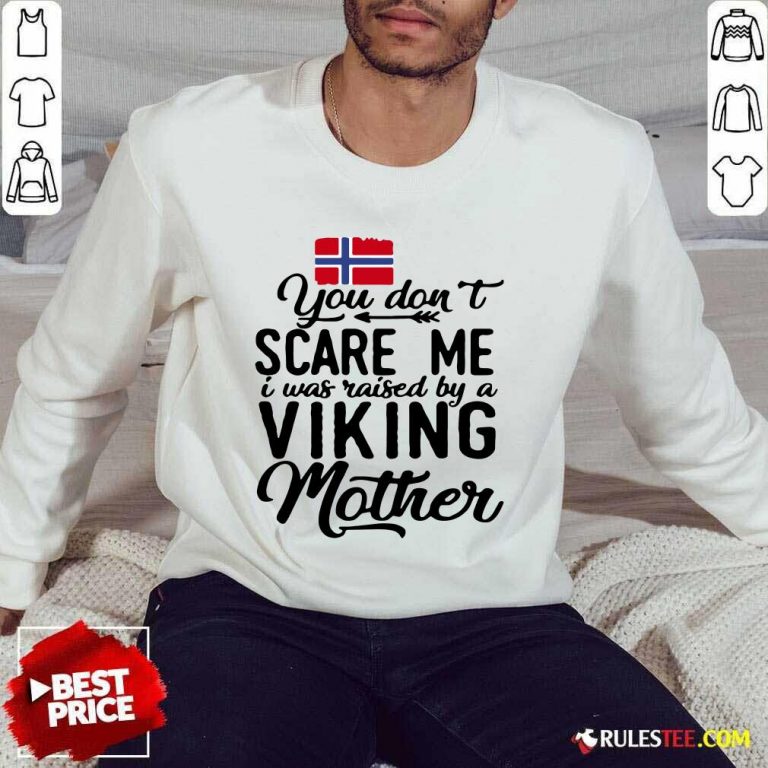 Norwegian Flag Scare Me Viking Mother Sweater