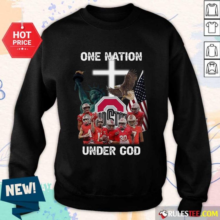 Ohio State Buckeyes One Nation Under God Sweater