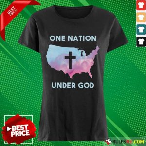 One Nation Under God Ladies Tee