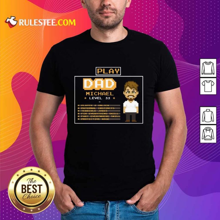 Playing Game Father Character Customize Shirt