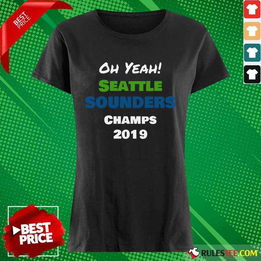 Seattle Sounders Champs 2019 Ladies Tee 