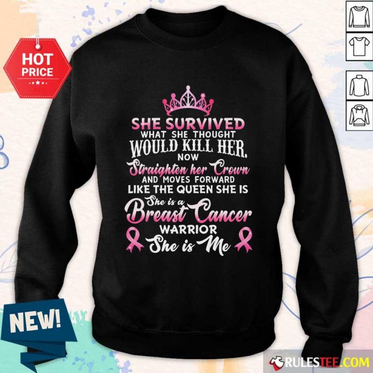 She Survived Would Kill Her Breast Cancer Sweater