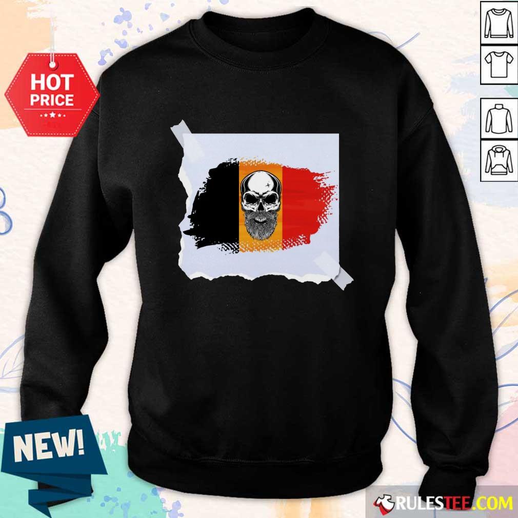 Skull Belgian Flag Sweater