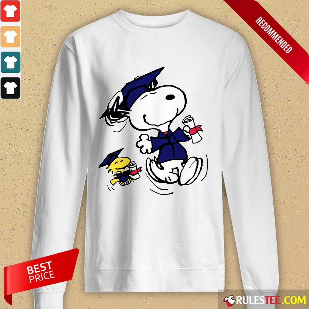 Snoopy And Graduation Long-Sleeved