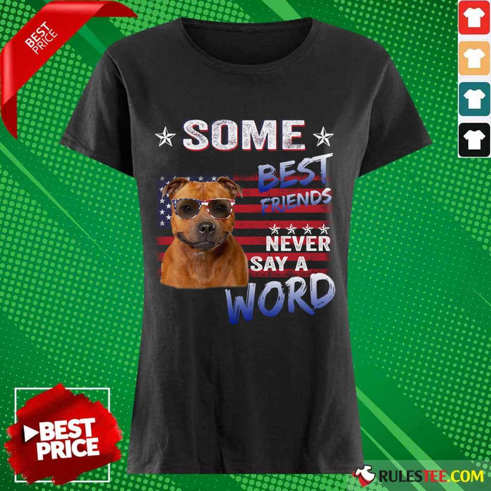 Staffordshire Best Friends Never Say A Word Ladies Tee 