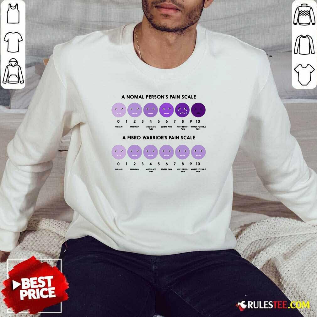 A Normal Person's Pain Scale A Fibro Warrior's Pain Scale Sweater