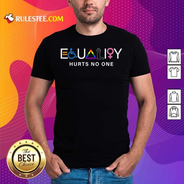 All I Need Is Equality Hurts No One LGBT Equality Gay Pride Human Rights Shirt