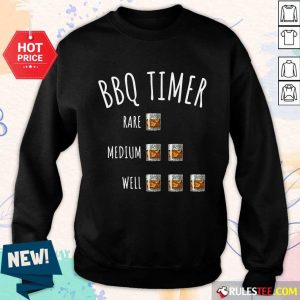BBQ Timer Rare Medium Well Sweater