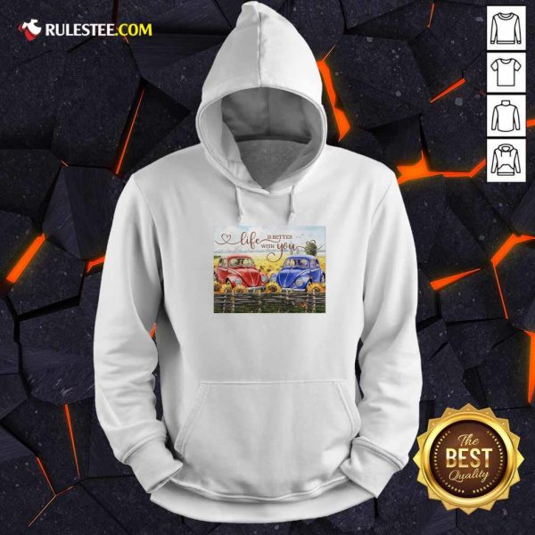 Car Life Is Better With You Mr And Mrs Thompson Hoodie