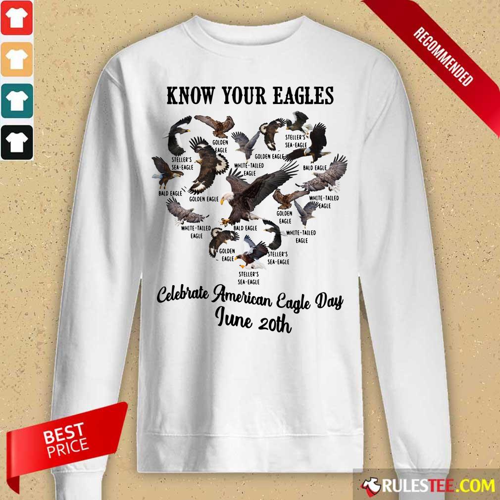 Celebrate American Eagle Day June 20th Long-Sleeved