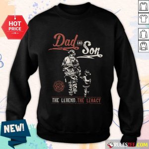 Dad And Son The Legend The Legacy Sweater