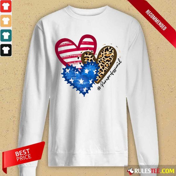 Heart USA Leopard Paraprofessional Long-Sleeved