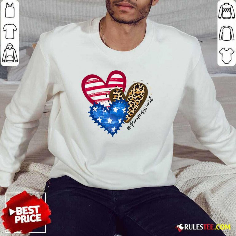 Heart USA Leopard Paraprofessional Sweater