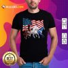 Horse American Flag Independence Day Shirt
