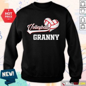 Hot Volleyball Granny Heart Sweater