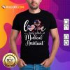 Love Being Called Medical Assistant Nurse 4th Of July American Flag Shirt