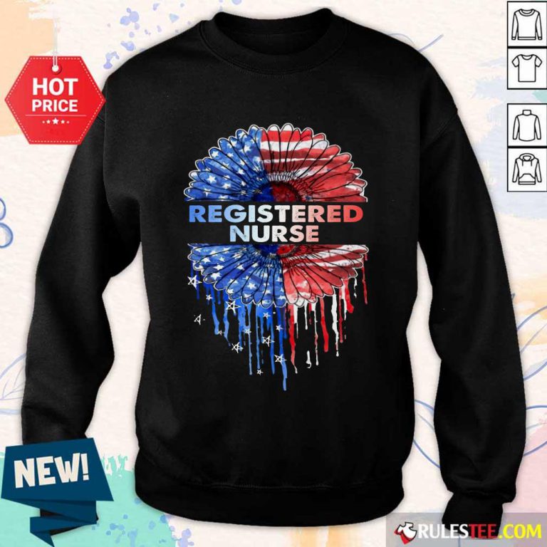 Registered Nurse American Flag Sweater