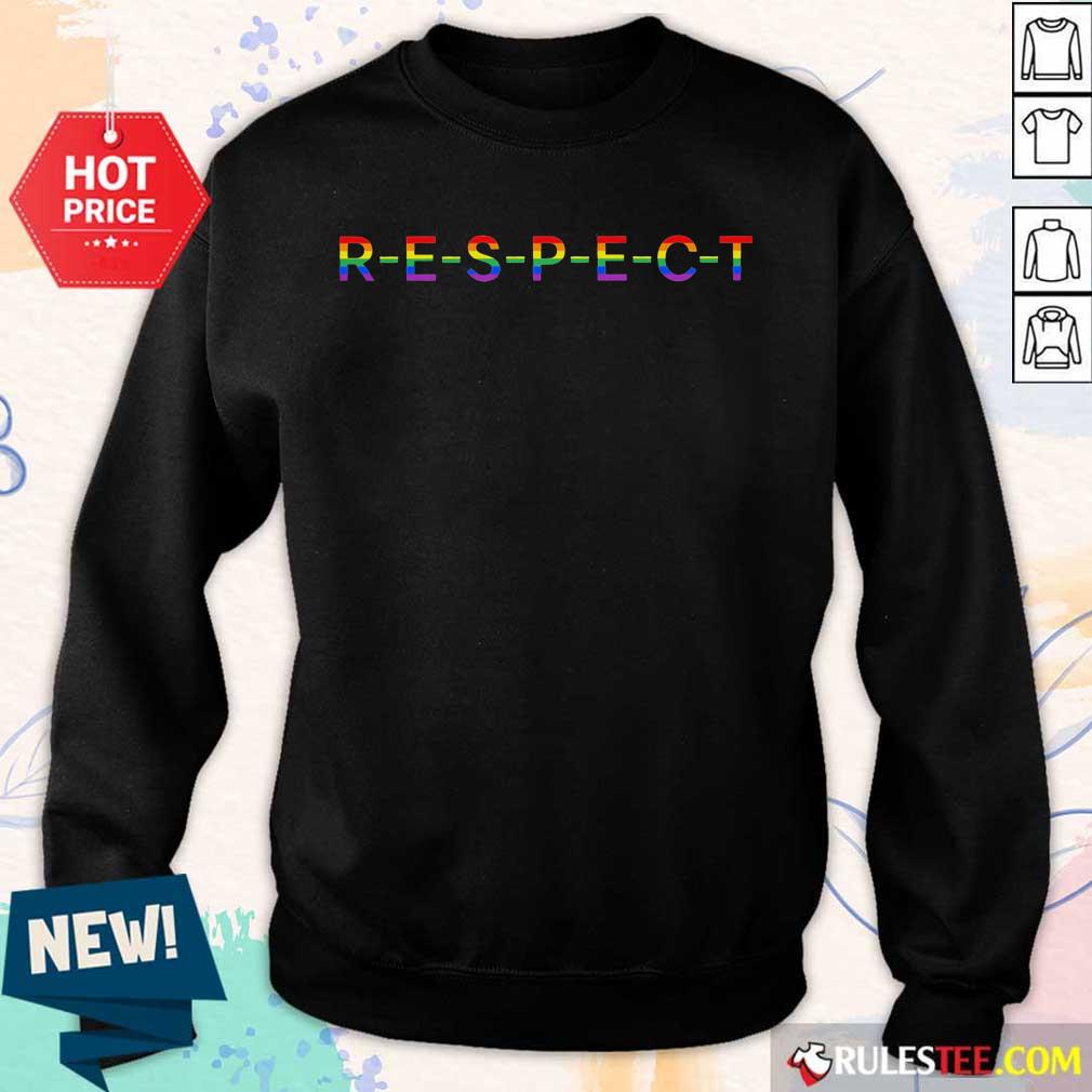 Respect LGBT Flag Gay Pride Rainbow Lesbian Sweater