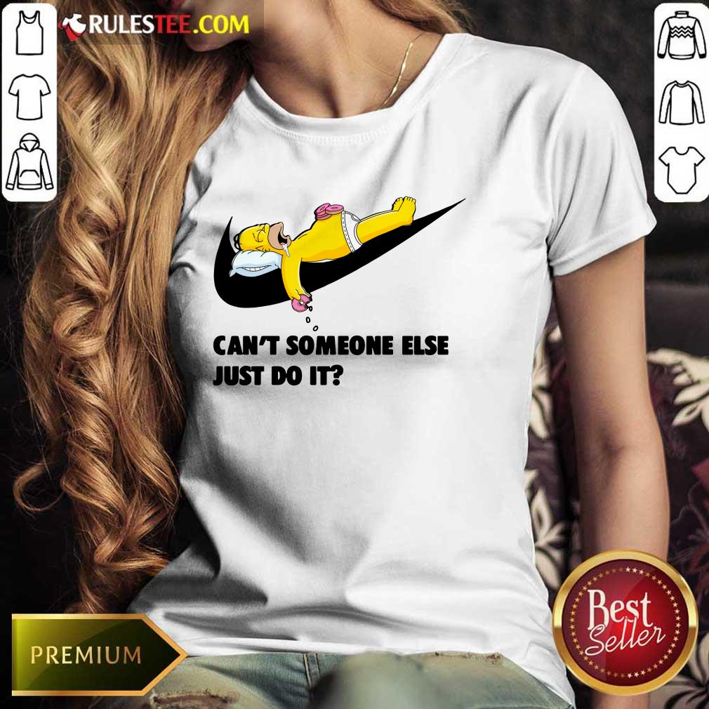 Simpson Can't Someone Else Just Do It Ladies Tee 