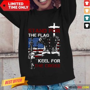 Stand For The Flag Keel For The Cross Long-Sleeved