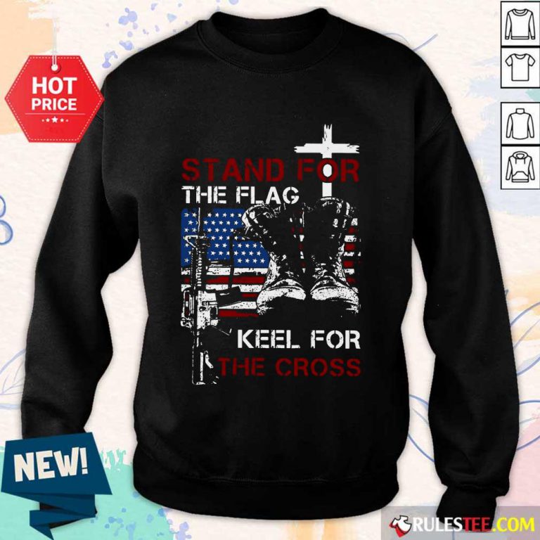 Stand For The Flag Keel For The Cross Sweater