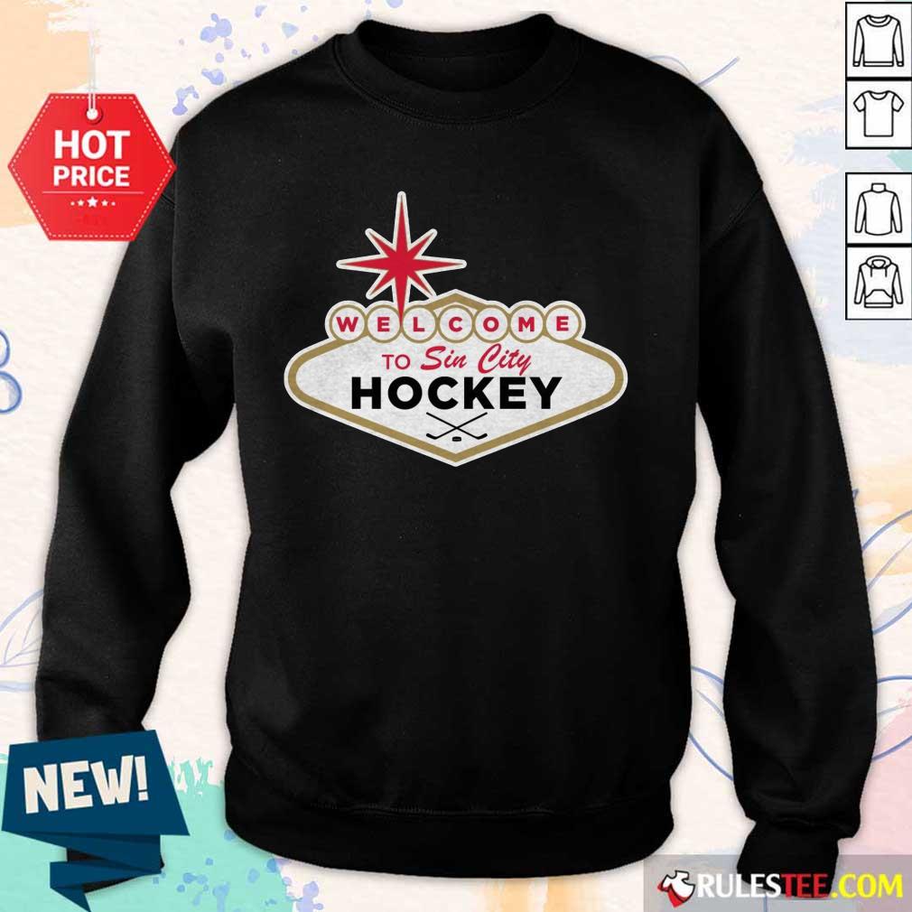 Top Welcome To Sin City Hockey Sweater
