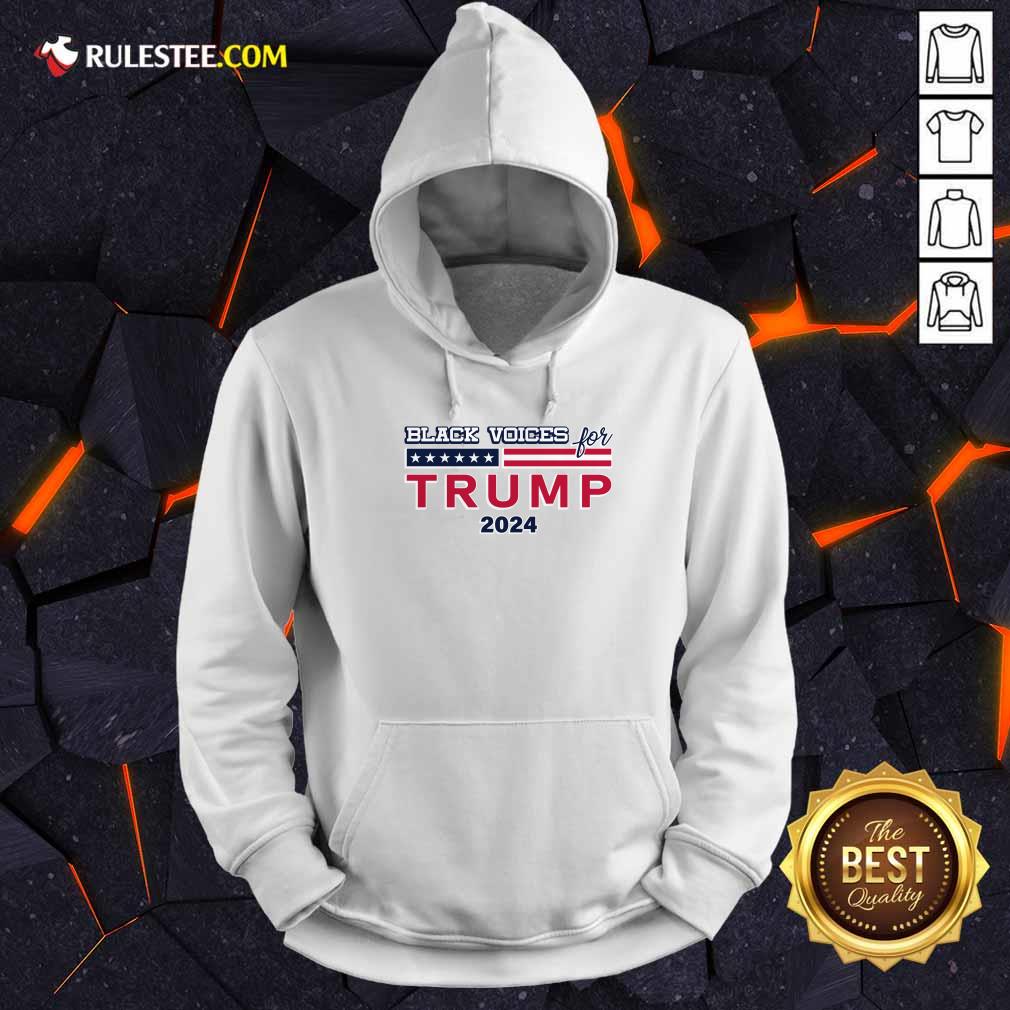 Black Voices For Trump 2024 Hoodie