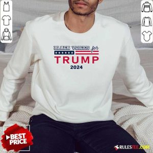 Black Voices For Trump 2024 Sweater