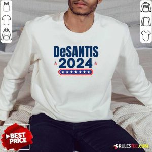 Desantis 2024 Stars And Stripes Red White And Blue Sweater