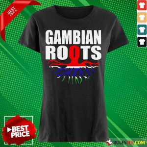 Gambian Roots Gambia Pride Flag Ladies Tee
