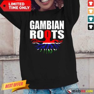 Gambian Roots Gambia Pride Flag Long-Sleeved