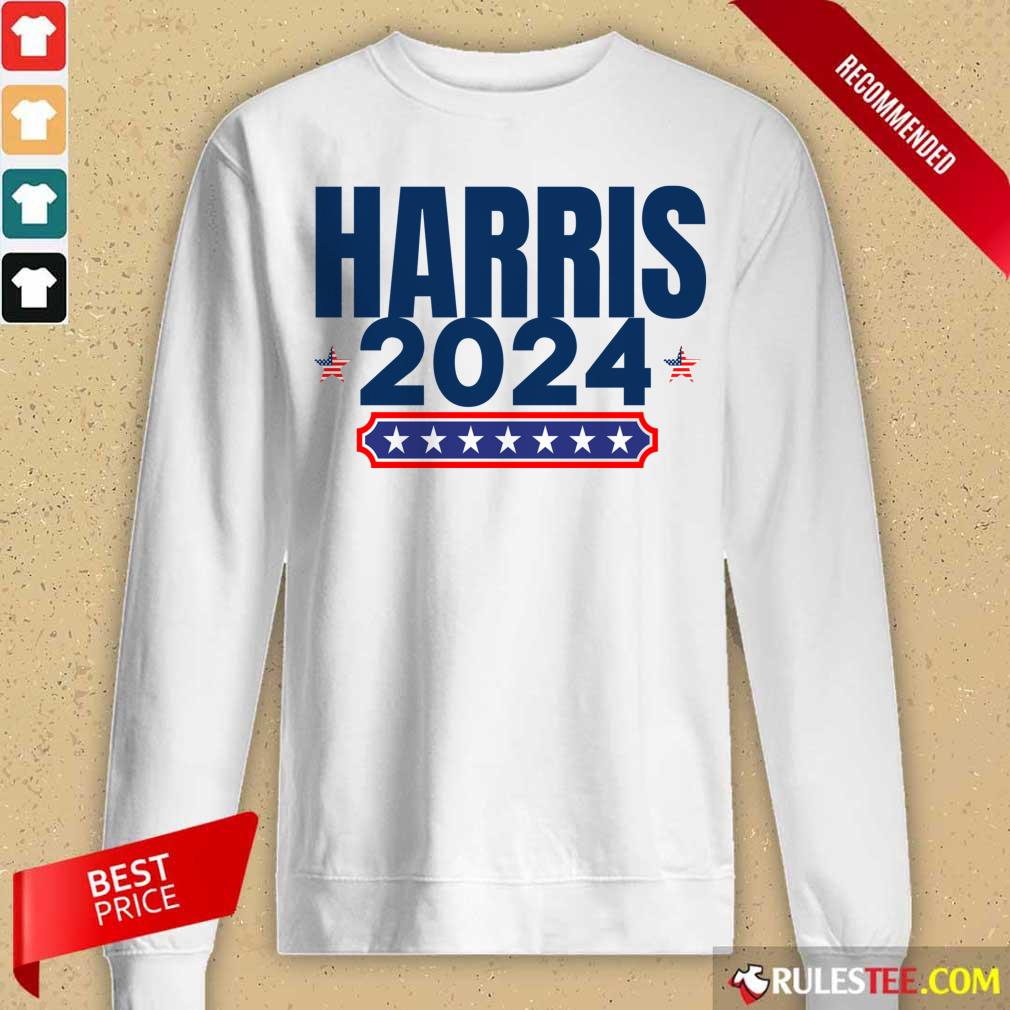 Harris 2024 Stars And Stripes Red White And Blue Long-Sleeved