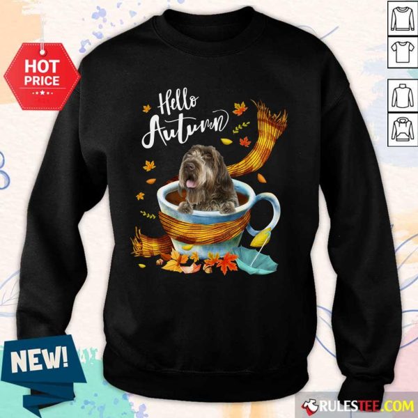 Hello Autumn Wirehaired Pointing Griffon Sweater