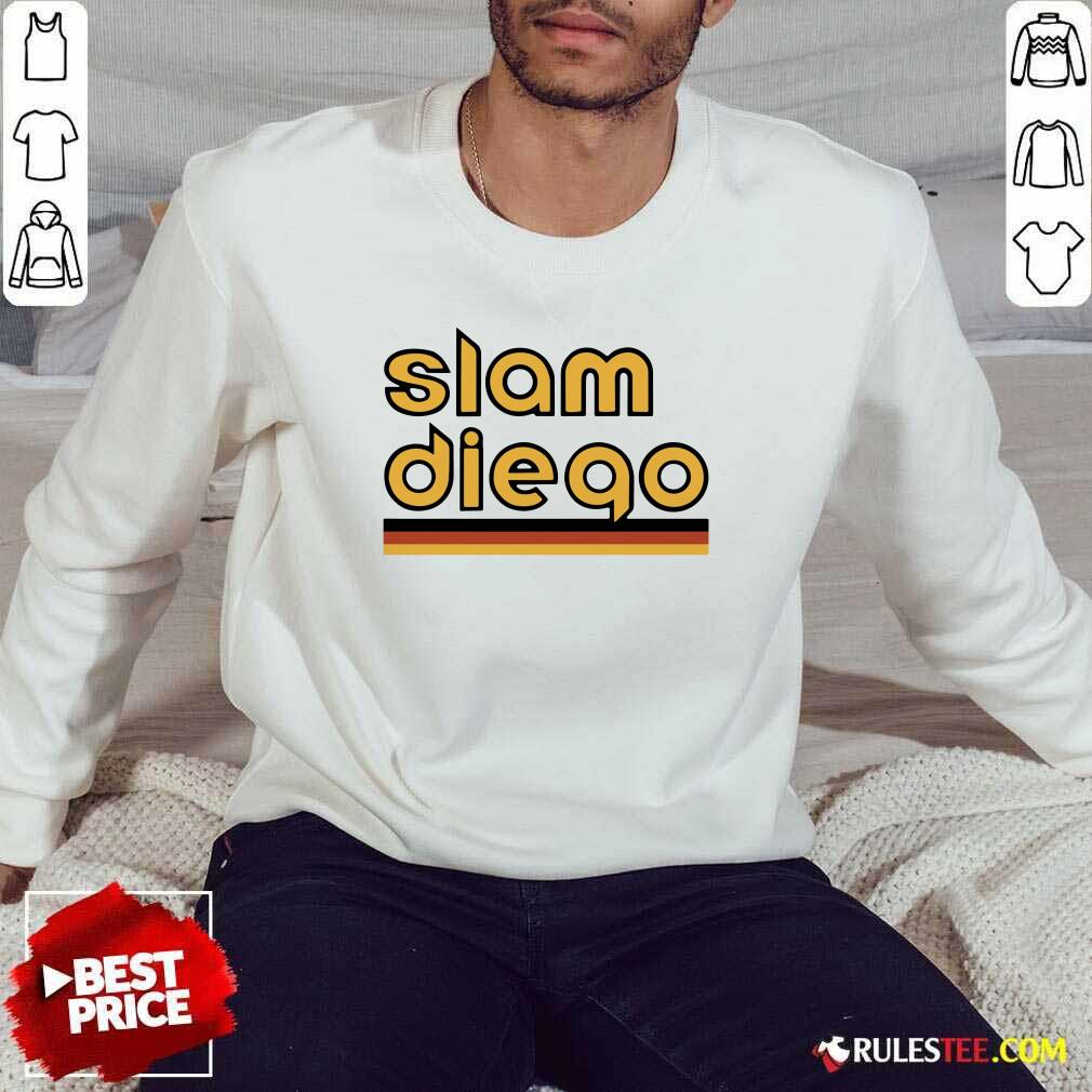 Hot Slam Diego Baseball Sweater